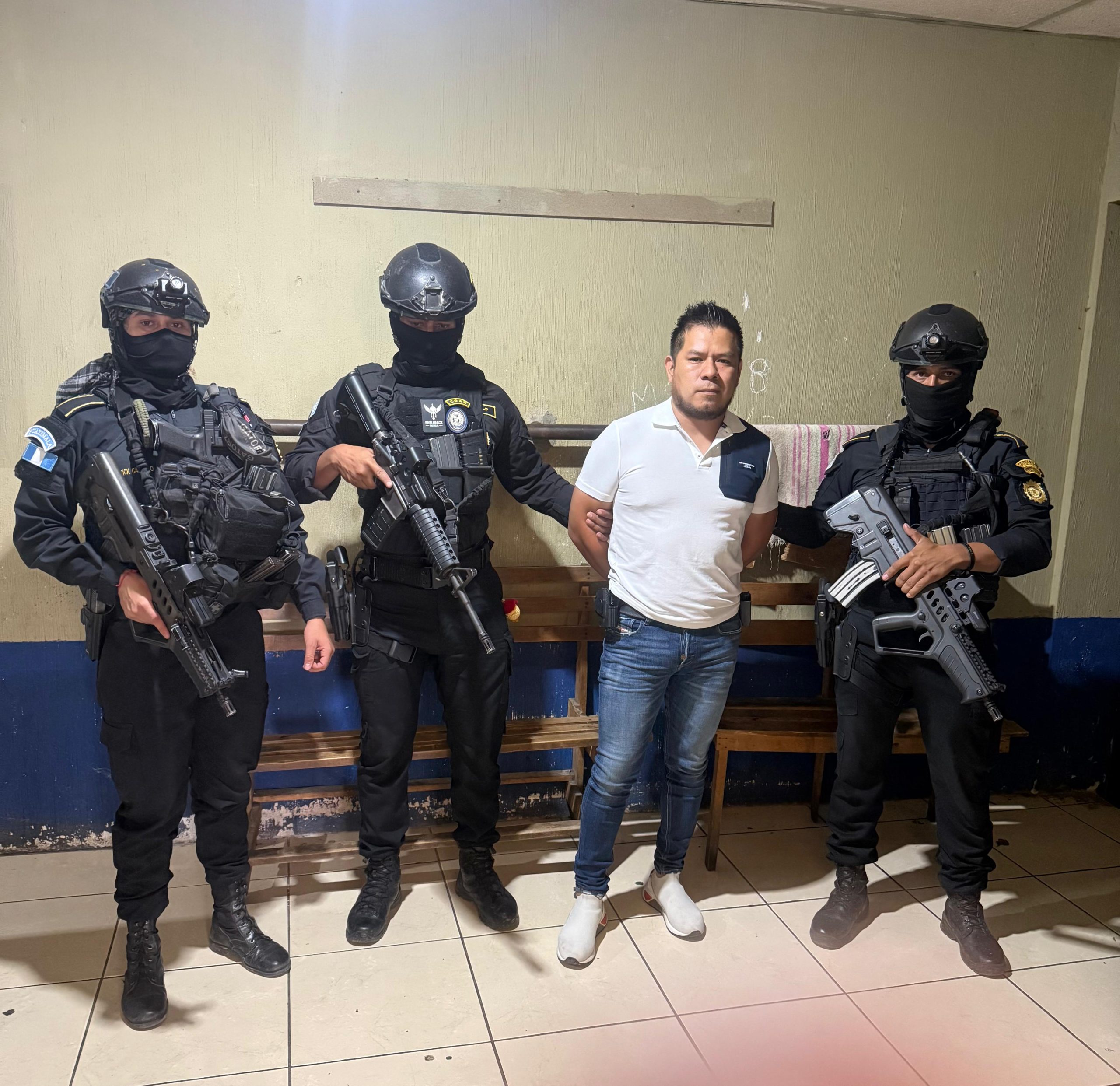 SGAIA reporta la captura de extraditable por vínculos con el narcotráfico en Alta Verapaz