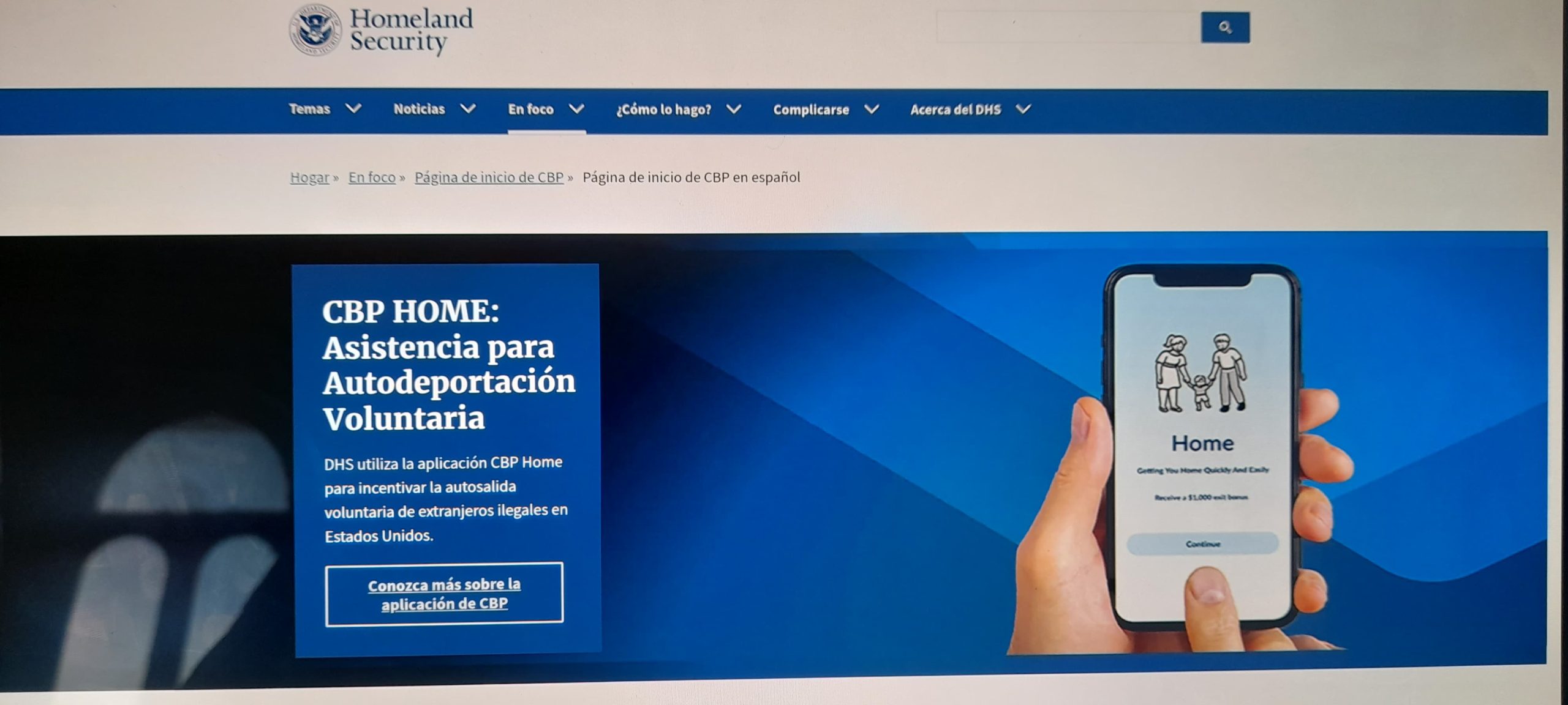 El camino de la salida voluntaria es más seguro, ordenado y con menos consecuencias para el futuro migratorio. / Foto: Embajada EE.UU.
