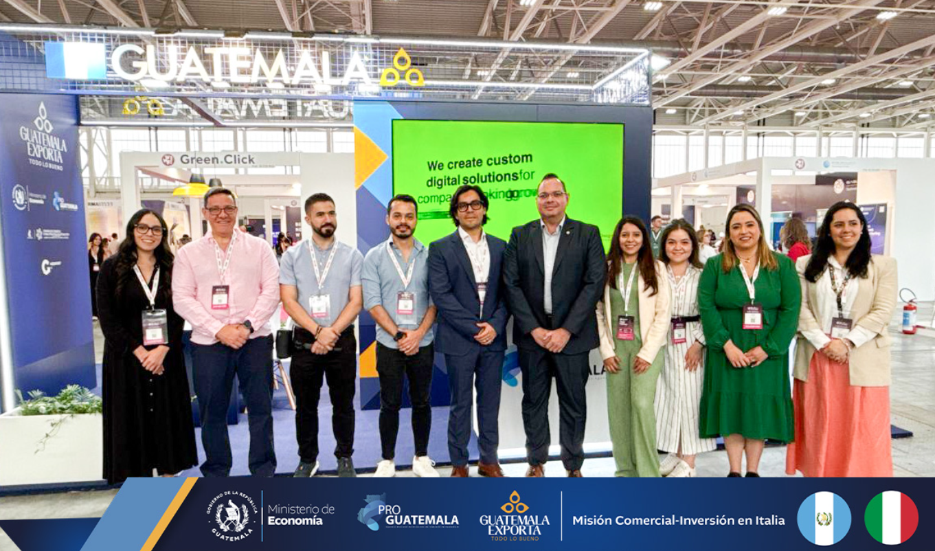 Empresas guatemaltecas participan en Feria Tecnológica en Italia