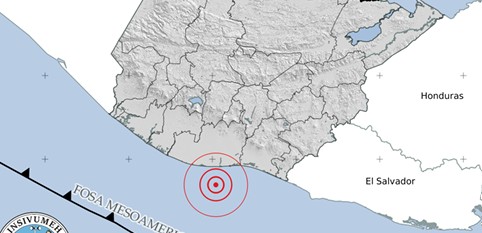 Sismo de esta tarde fue sensible en parte del territorio nacional