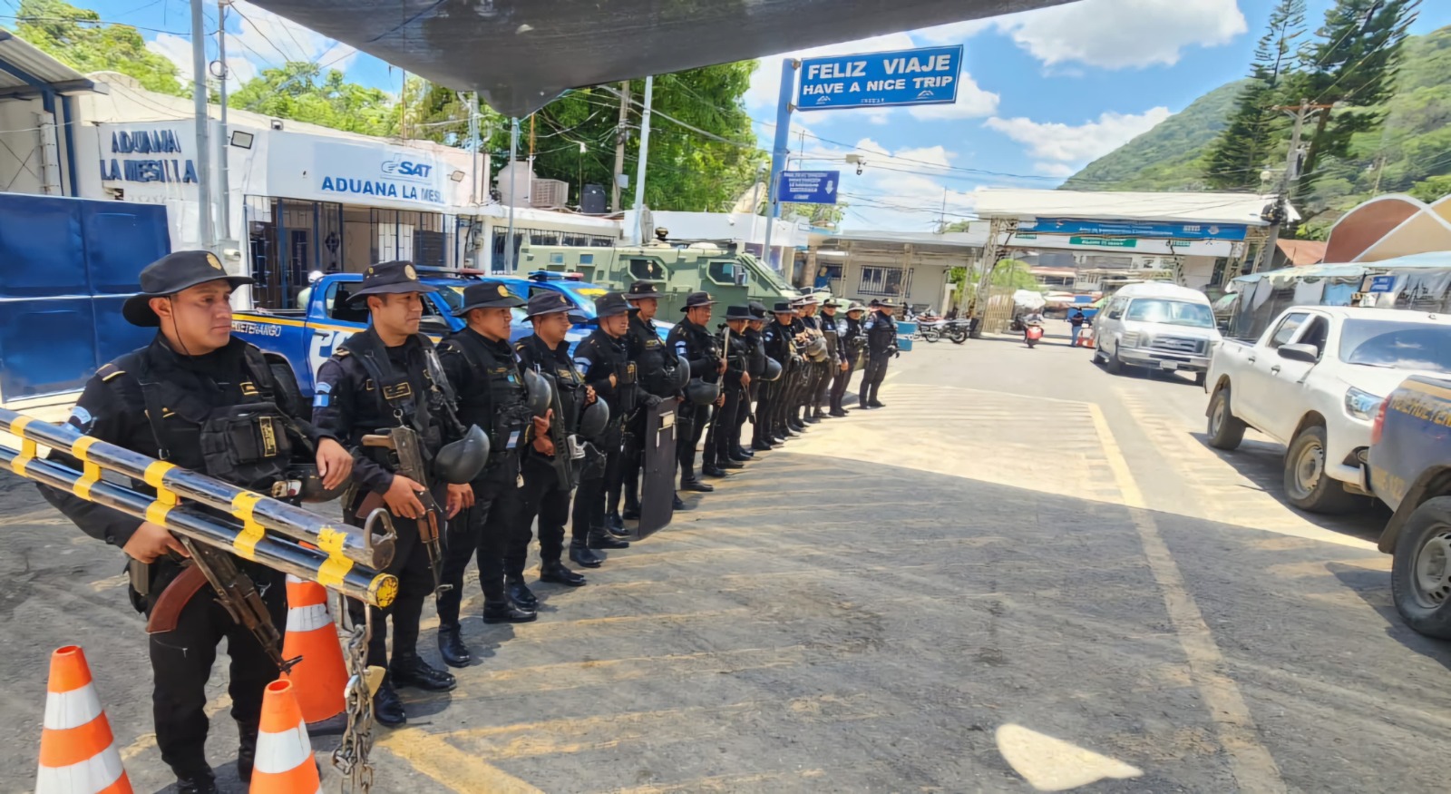 Fuerzas de seguridad intensifican presencia en zona fronteriza con México