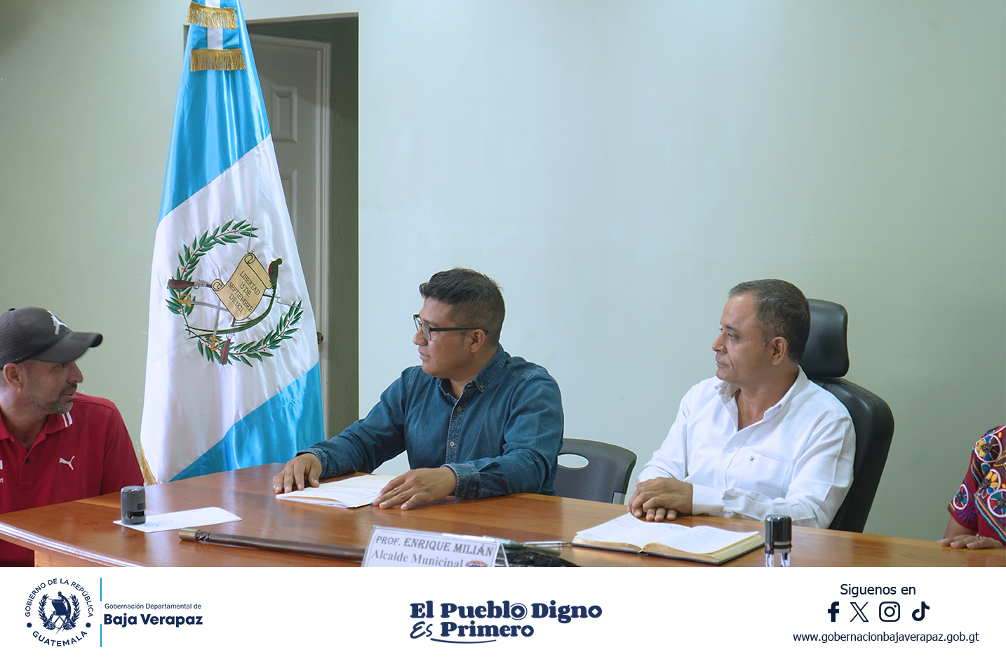 Convenios permitirán mejorar caminos rurales en Santa Cruz El Chol, Baja Verapaz