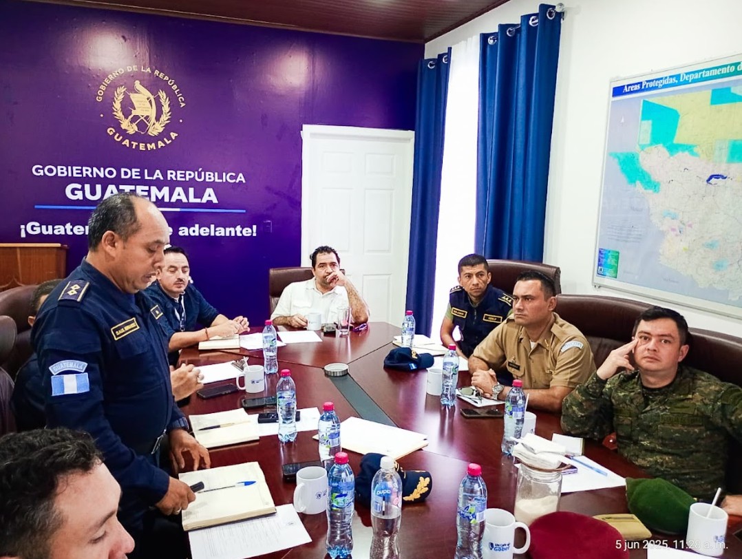 Se realiza reunión de alto nivel para fortalecer la seguridad integral en Petén