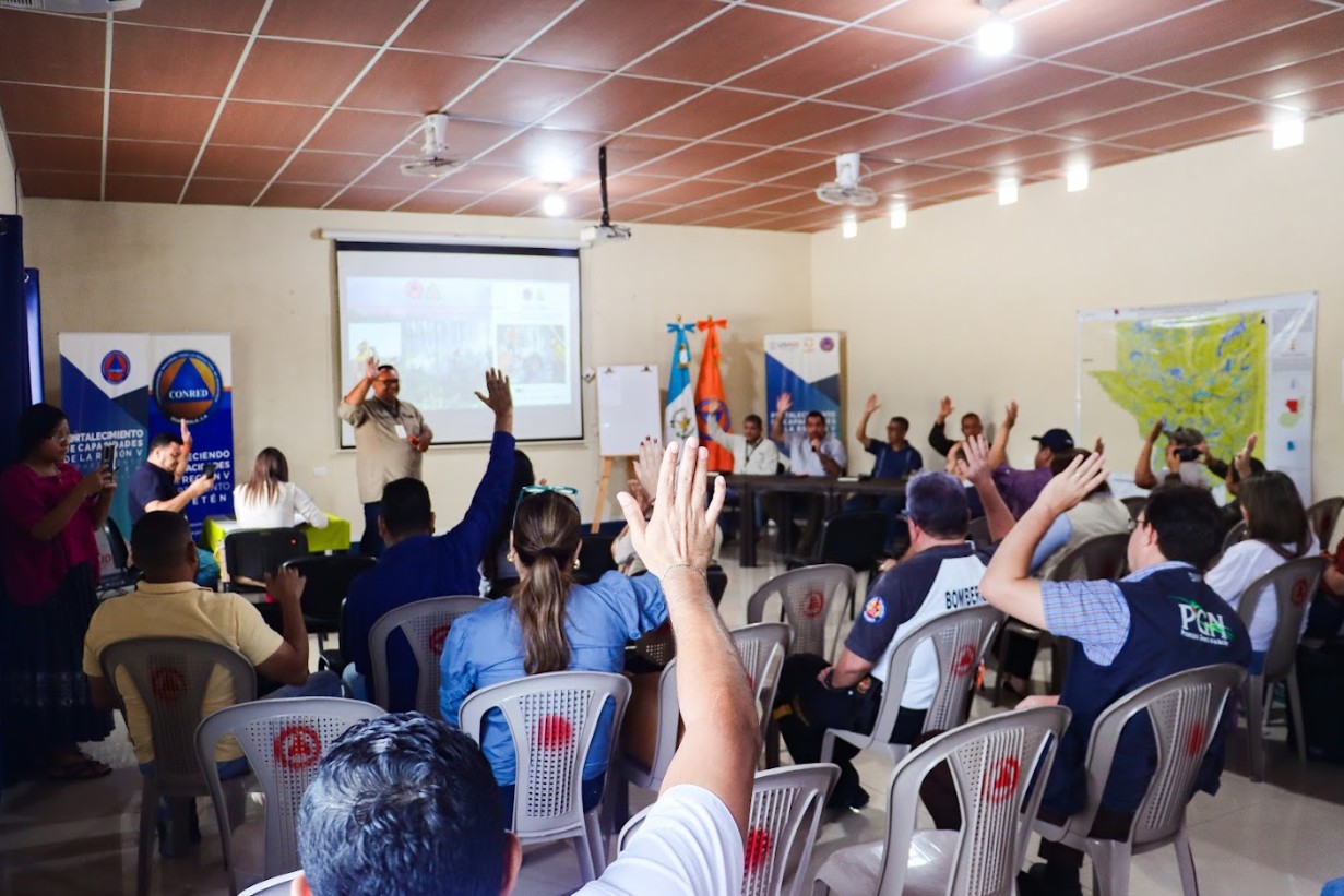 Petén refuerza su respuesta ante cualquier emergencia o desastres natural