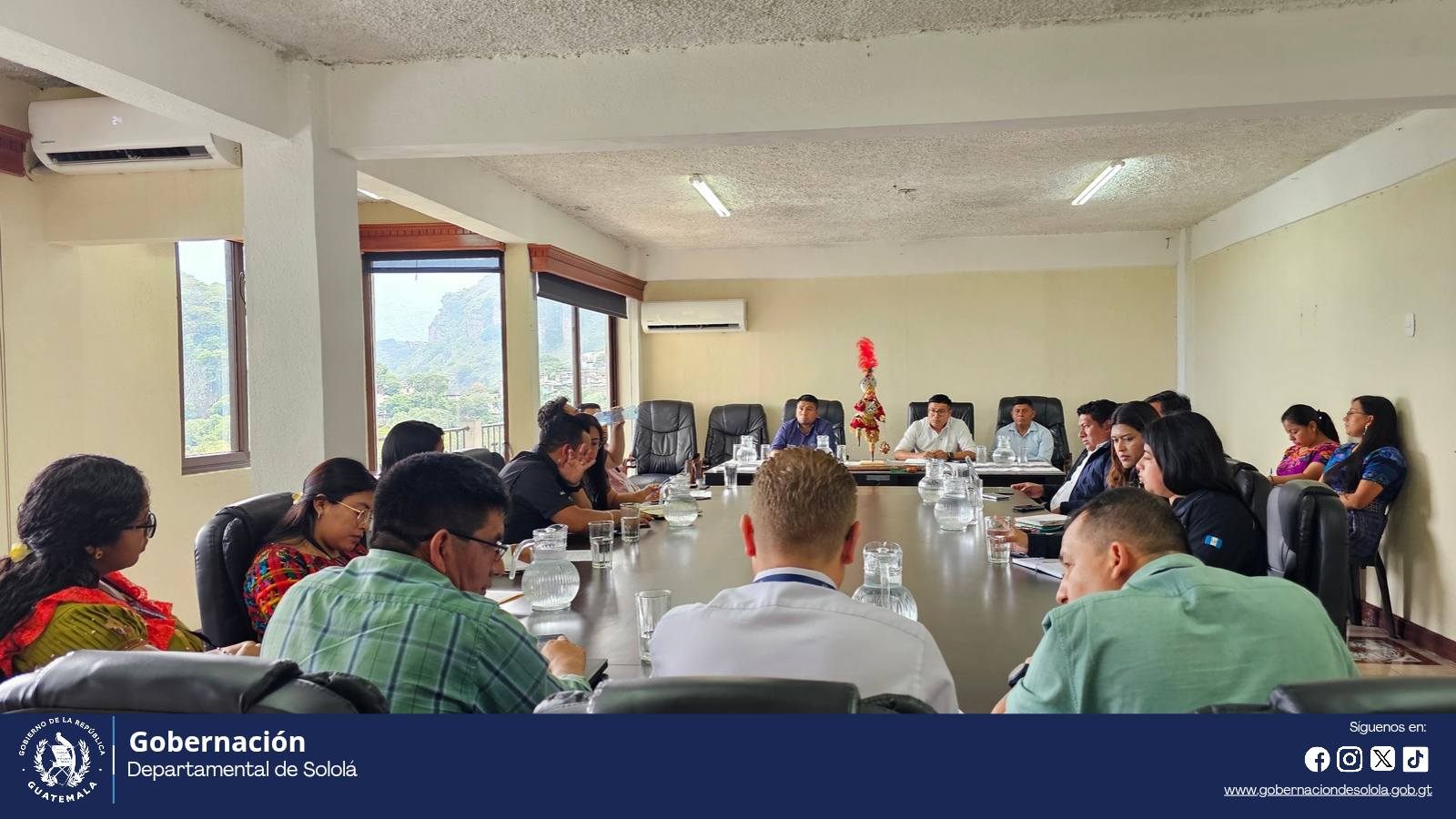 Reunión interinstitucional fortalece avances de proyectos en San Marcos La Laguna
