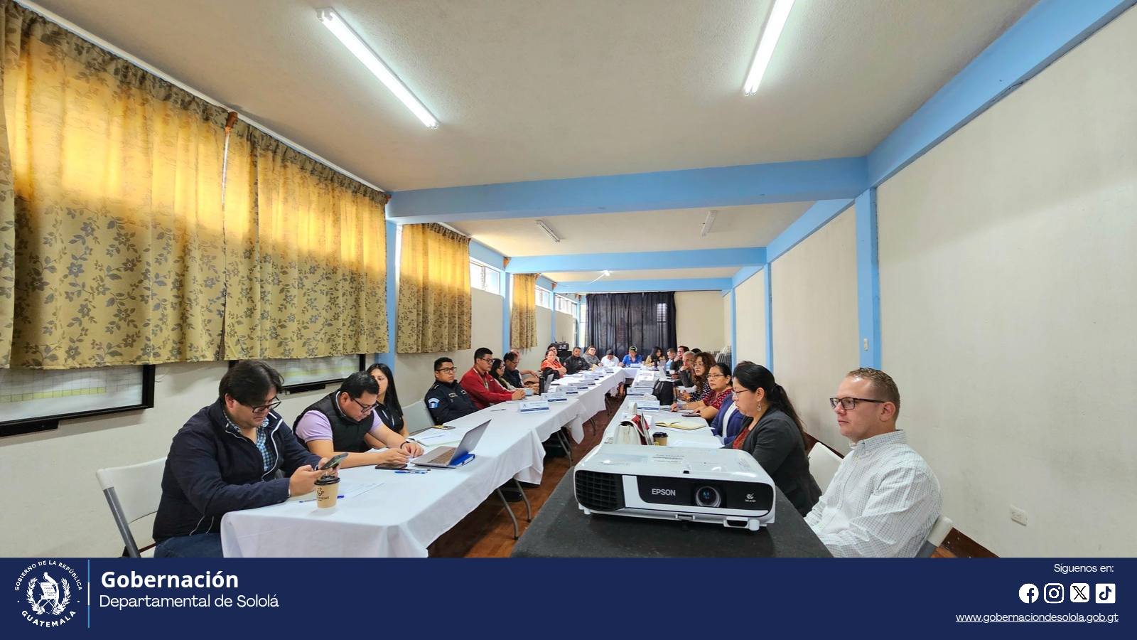Unidad Técnica Departamental de Sololá fortalece la coordinación interinstitucional