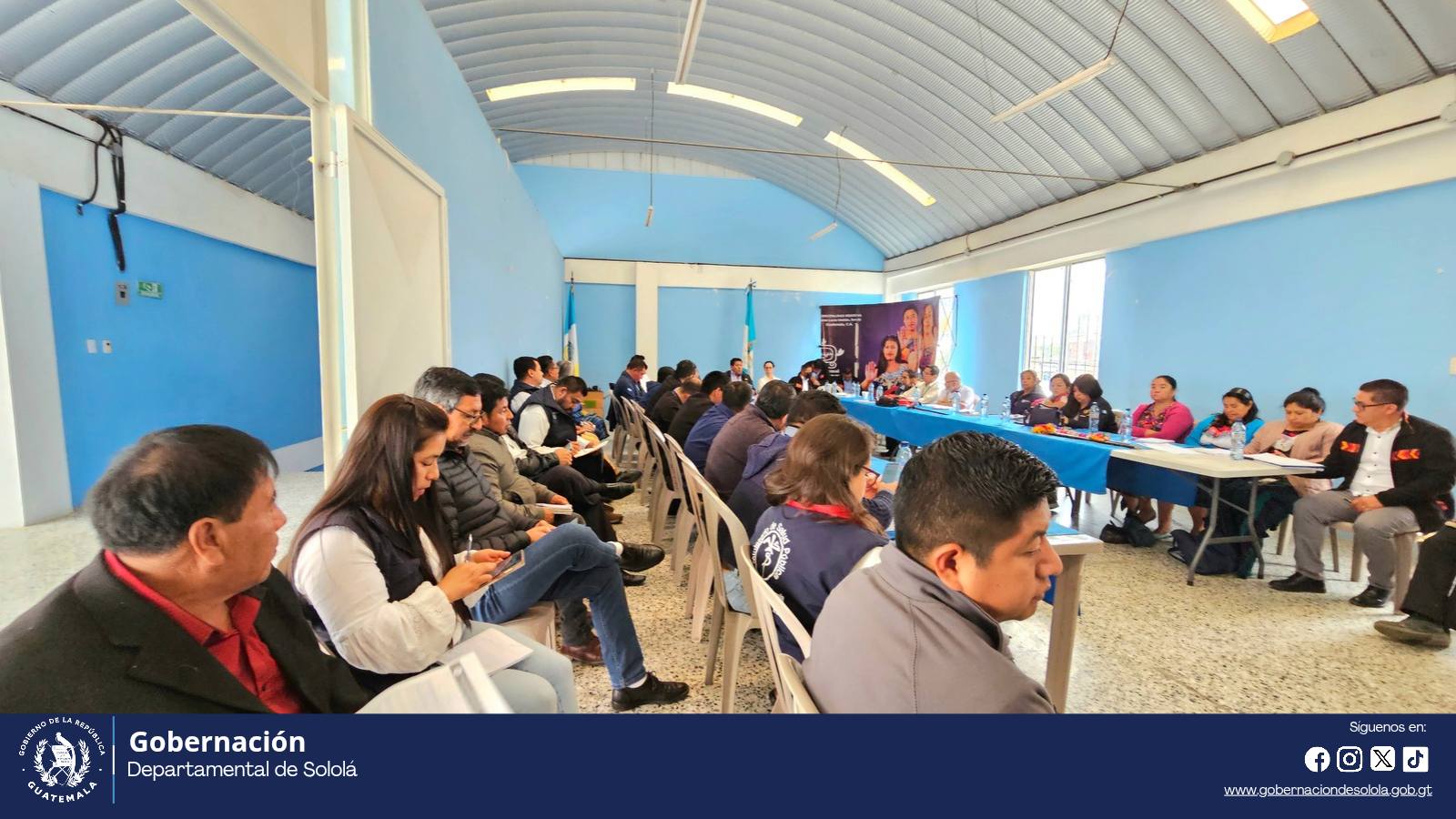 Gobierno y autoridades locales fortalecen agenda territorial en Santa Lucía Utatlán