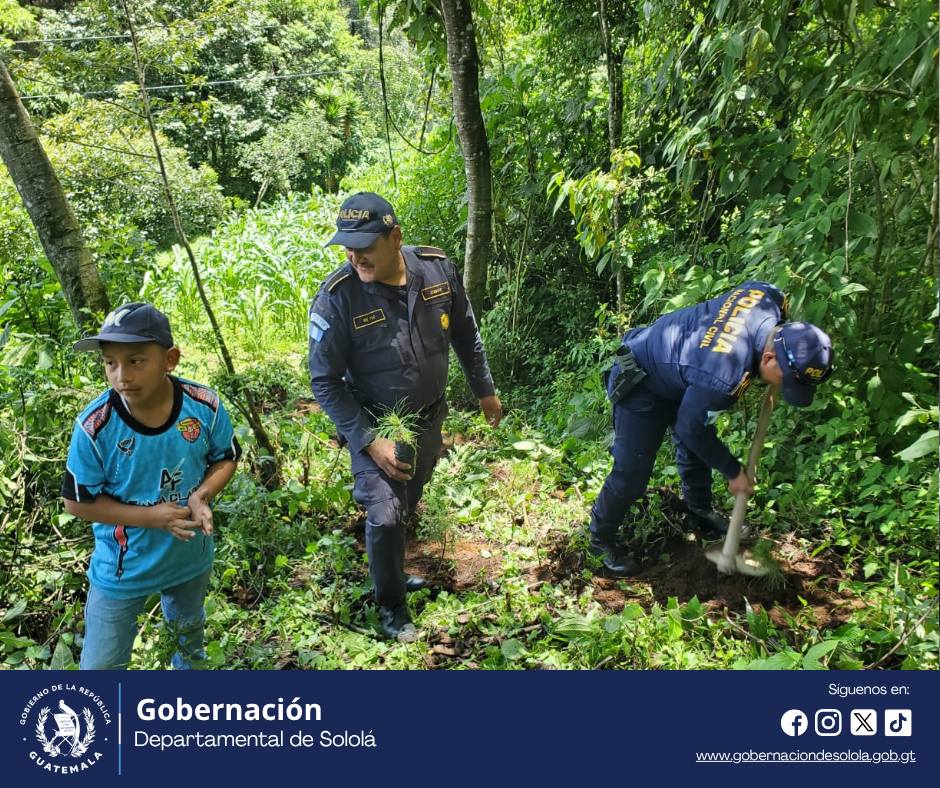 Jornada de reforestación fortalece la conciencia ambiental en Santa Clara La Laguna