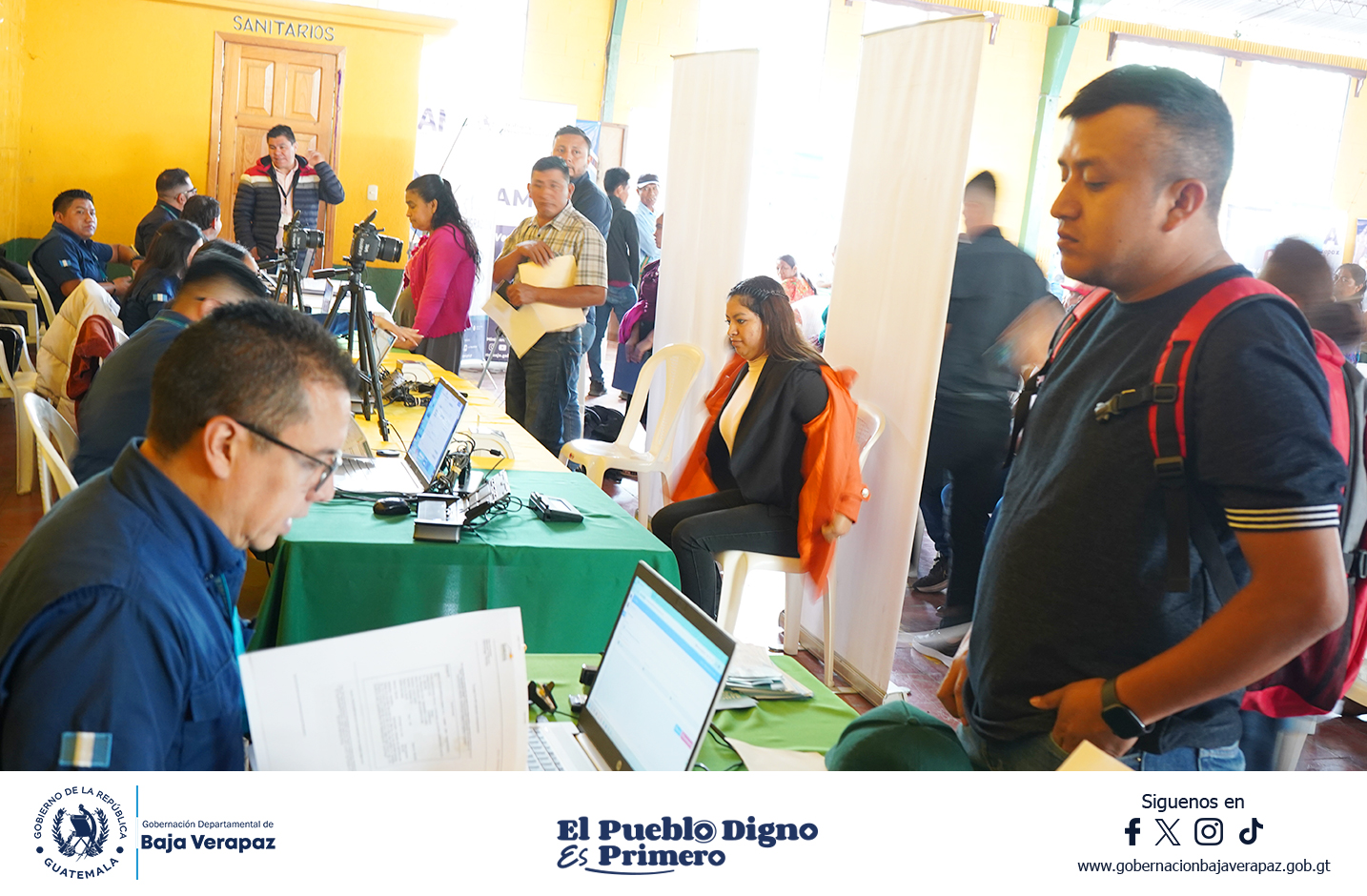 Avanza jornada móvil de servicios integrados en Purulhá, Baja Verapaz