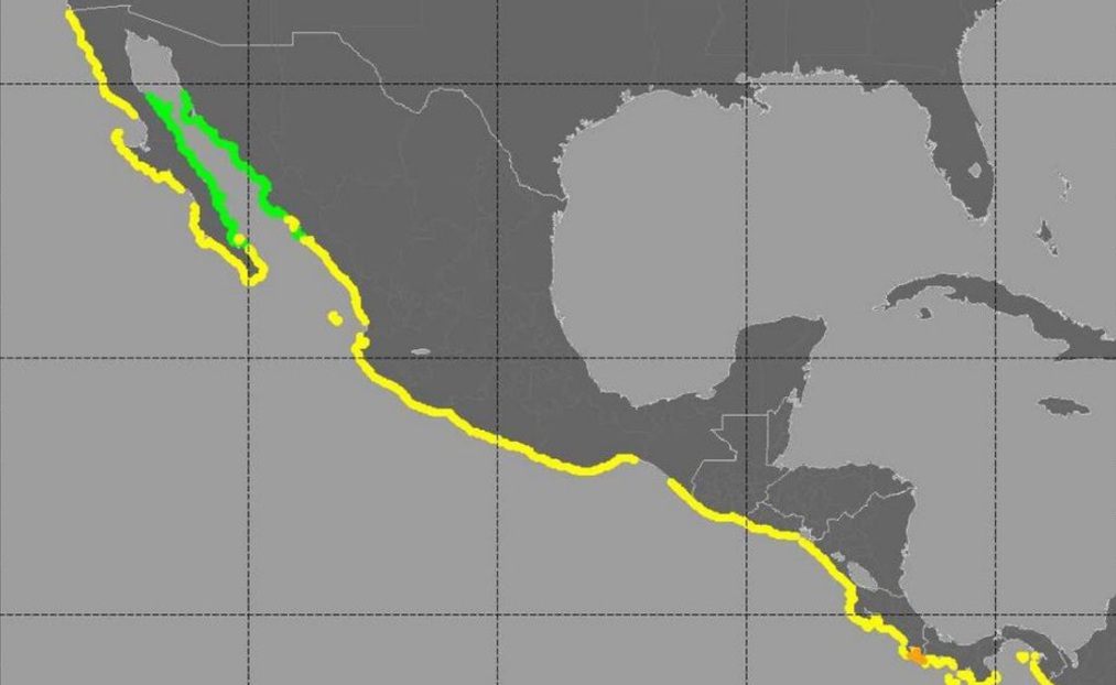 El Insivumeh da seguimiento a alerta de tsunami en el Pacífico
