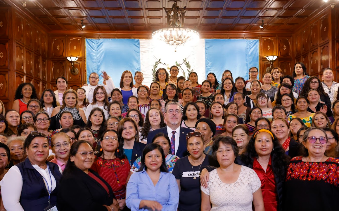 El presidente Bernardo Arévalo participó en la presentación de Lineamientos de Políticas de Gestión 2025-2029 de la Seprem. (Foto: Gilber García)