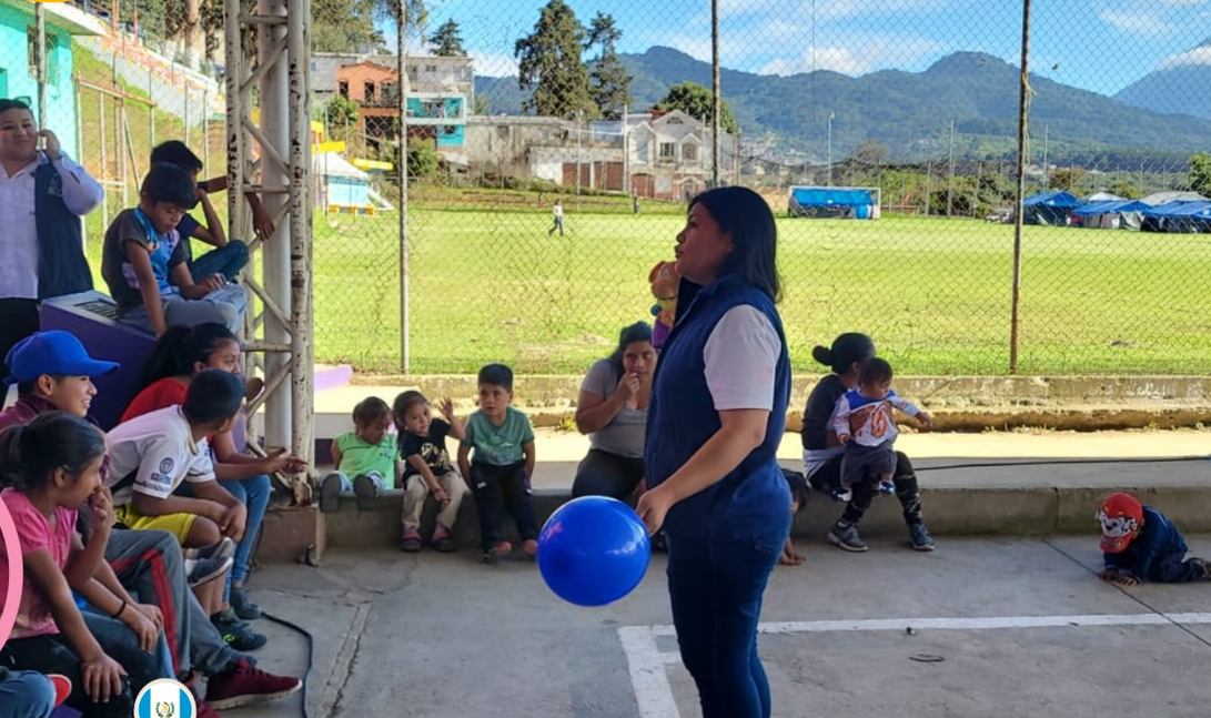 SVET realizó actividades lúdicas con niños en albergue instalado ante las emergencias sísmicas. (Foto: SVET)