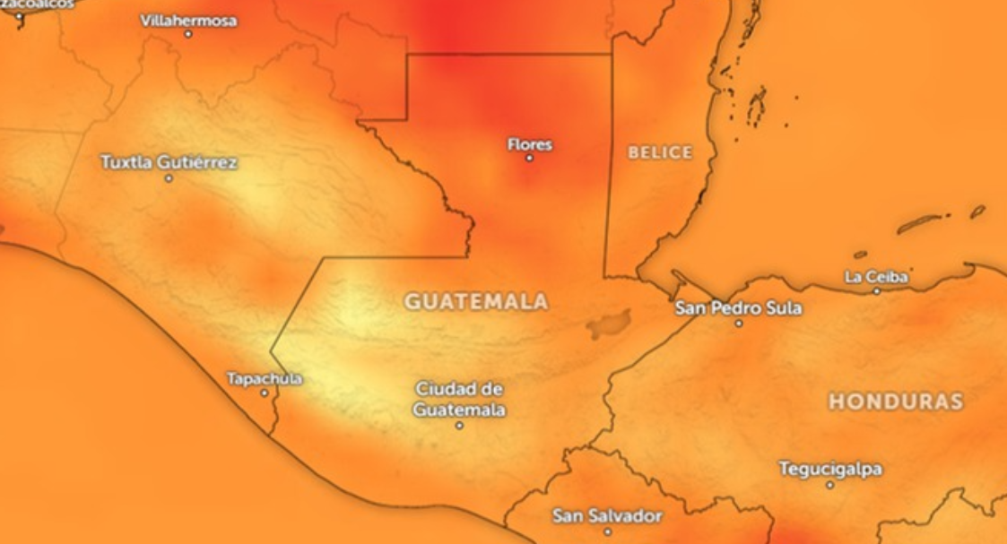Se acerca canícula en Guatemala./Foto: Conred.