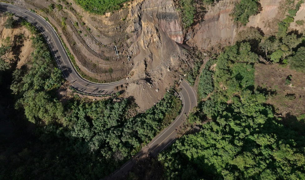 Estudian la ruta de Palín a Santa María de Jesús por los daños de los sismos