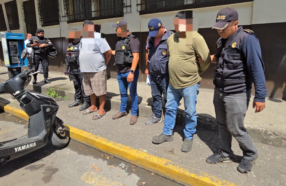 Capturan a cuatro integrantes de la banda “Los Chocolates” en operativos en Escuintla