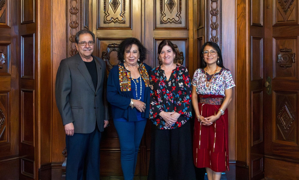 Ministerio de Cultura continúa con restauración de la obra de Carlos Mérida./Foto; MCD.