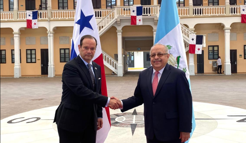 Cancilleres de Guatemala y Panamá afianzan la cooperación en la esfera bilateral, regional y multilateral