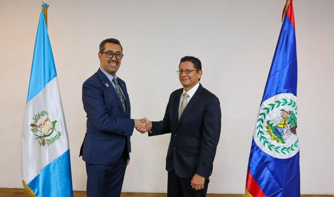 Guatemala y Belice dialogan sobre ruta del Tren Maya para la protección de la selva maya . /Foto: Minfin.