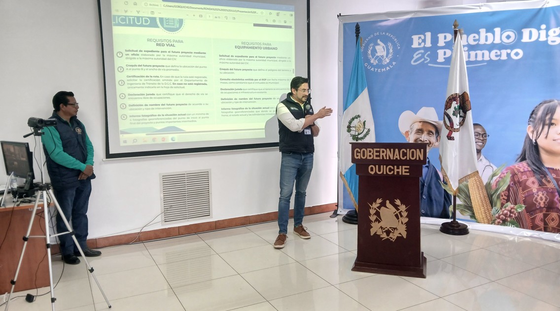Primera Ronda Departamental en Quiché presenta avances relevantes de la gestión pública