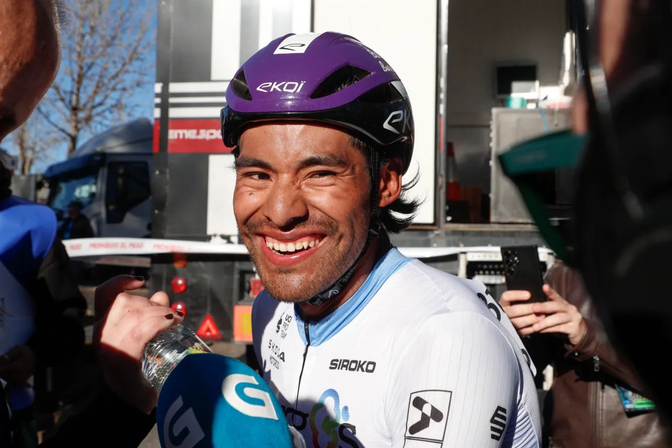 Sergio Chumil, quien el año pasado ganó la Vuelta a Portugal, sueña con las grandes competiciones europeas.
