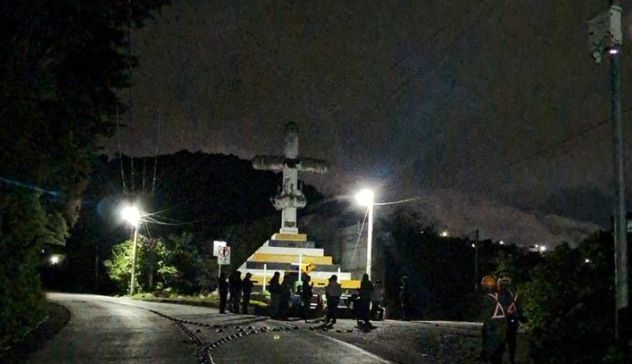 Restablecen servicio de energía eléctrica en Santa María de Jesús