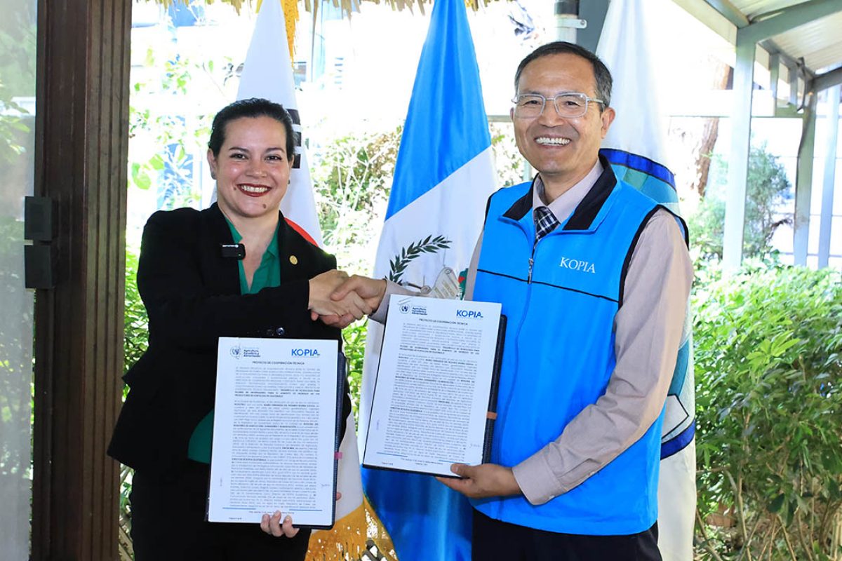 MAGA y KOPIA fortalecerán la agricultura en el corredor seco