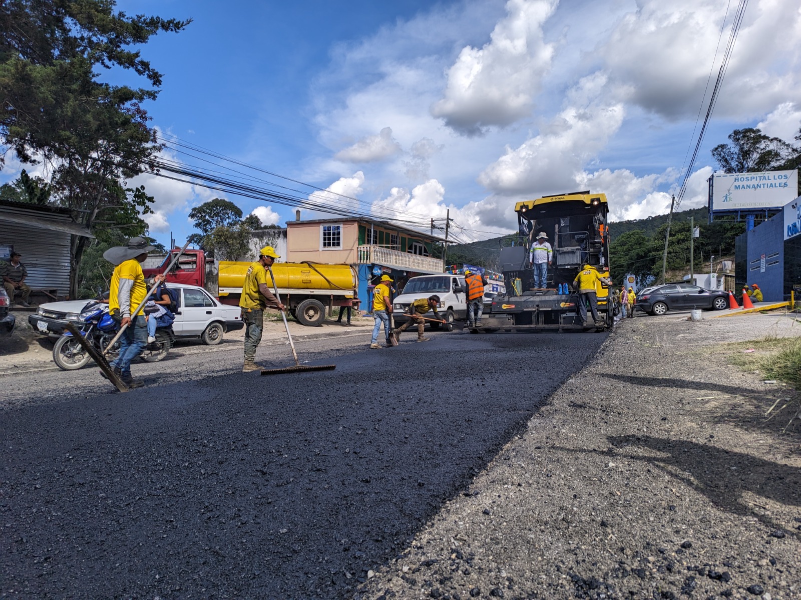 Avanzan los trabajos de recapeo en CA-1 Occidente, en Huehuetenango