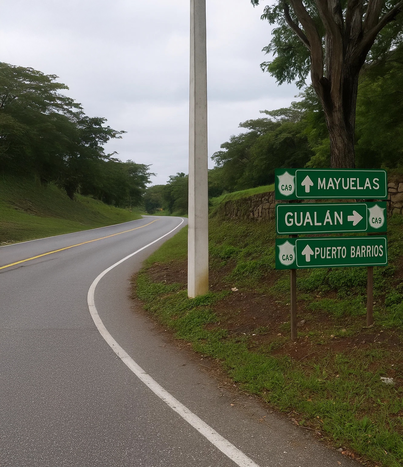 Tramo Teculután-Mayuelas, en Zacapa. / Foto: CIV.