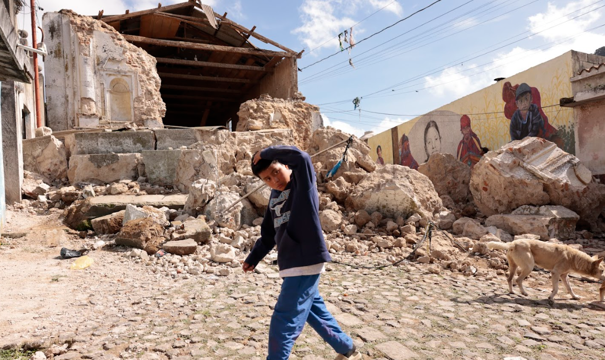 Cultura informa que El Calvario de Santa María de Jesús sufrió daños en el 75 % de su fachada por sismos
