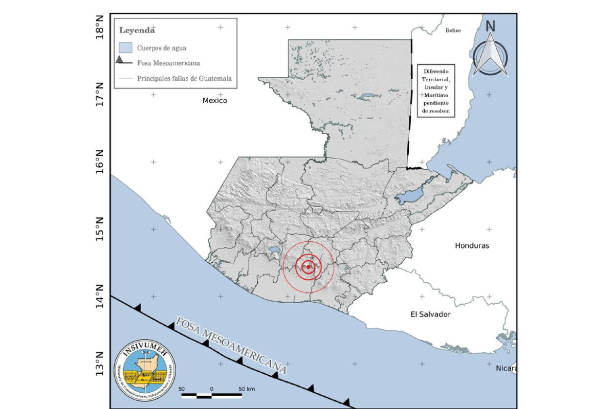Temblor de 5.2 fue sensible en Guatemala, Conred inicia monitoreo a nivel nacional