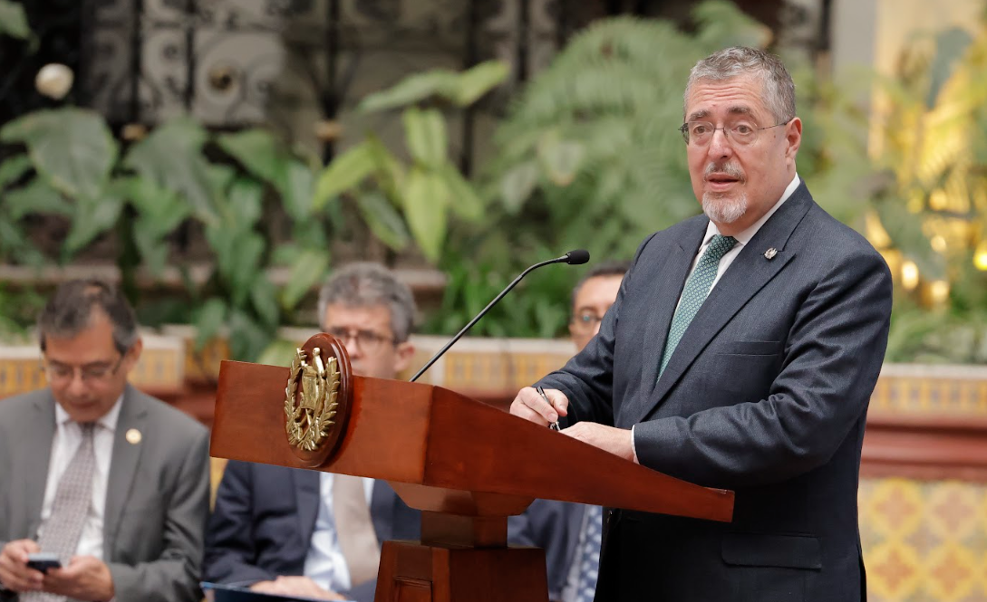 Presidente Bernardo Arévalo. / Foto: Analí Camey.