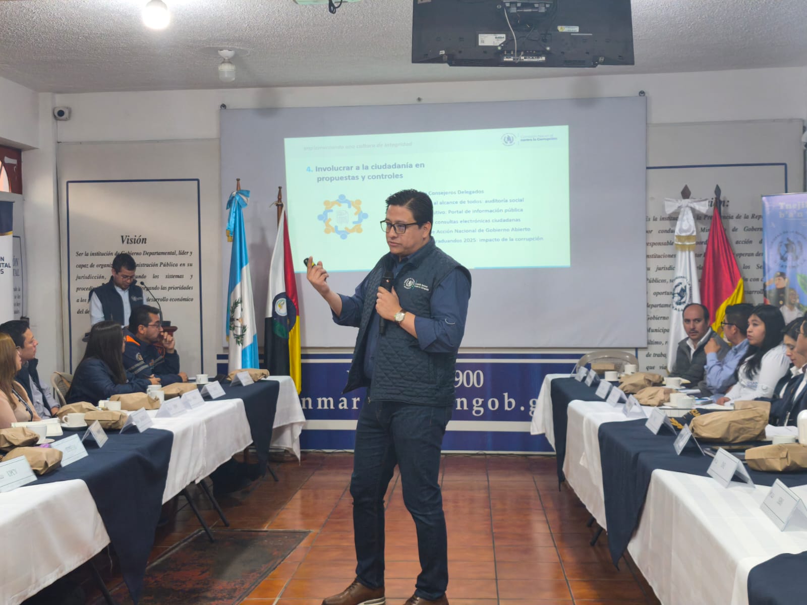 Resaltan compromiso hacia la transparencia y la integridad institucional en San Marcos