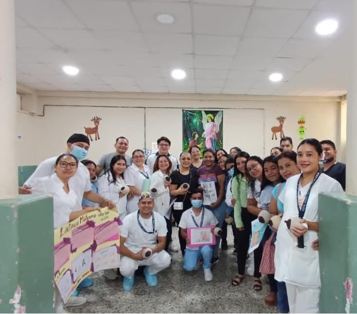 Personal del Hospital Nacional de Jutiapa recibe capacitación sobre la importancia de la lactancia materna