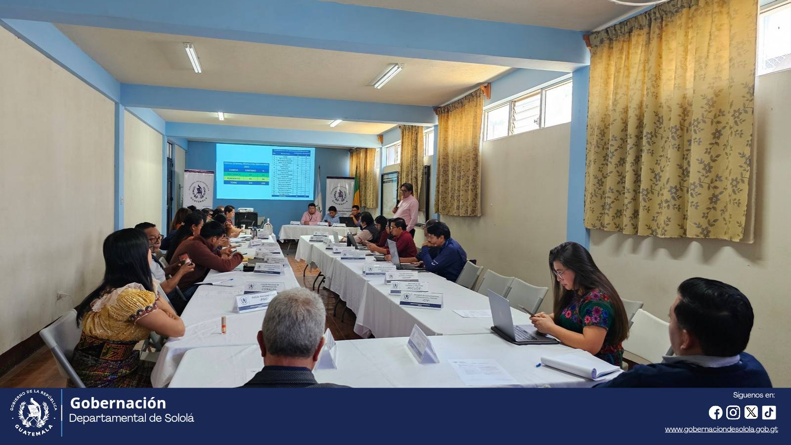 Autoridades de Sololá analizan avances y desafíos de proyectos clave para el desarrollo territorial