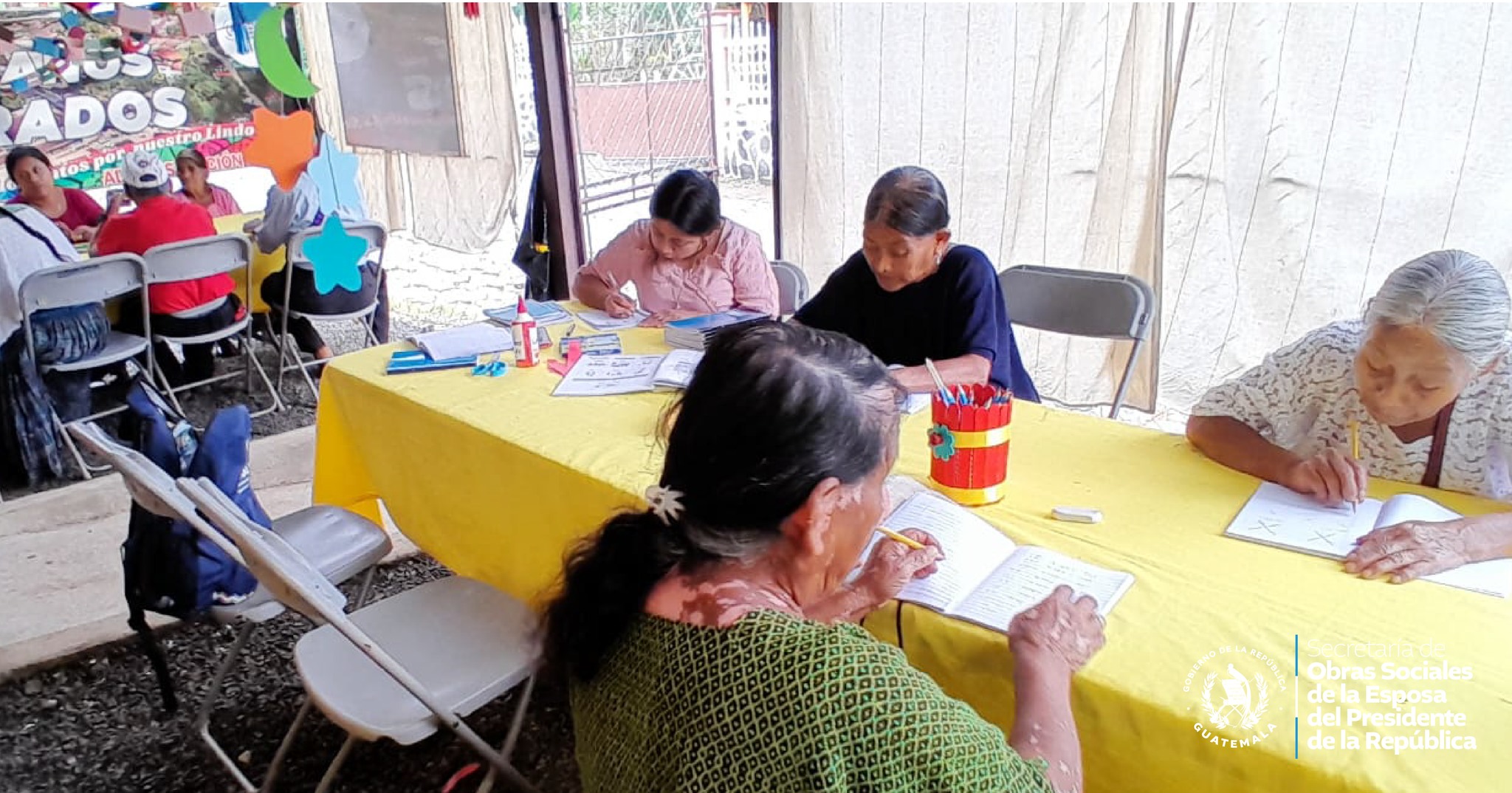 SOSEP y Conalfa se unen en actividad educativa para adultos mayores. / Foto: SOSEP.