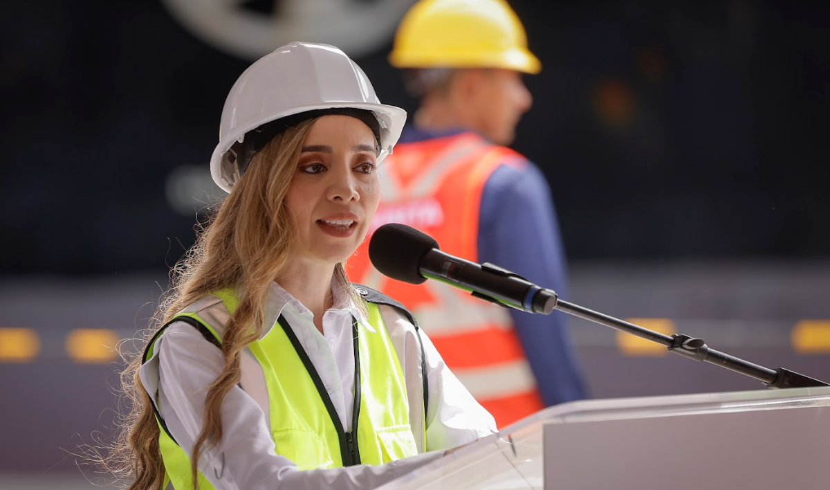 La directora legal y de relaciones interinstitucionales de la empresa APM Terminals Quetzal, Carla Ramírez,