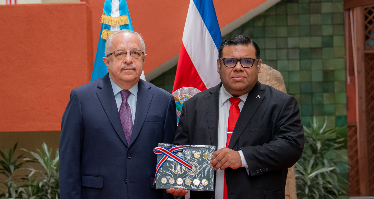 Guatemala y Costa Rica conmemoran 185 años de relaciones diplomáticas