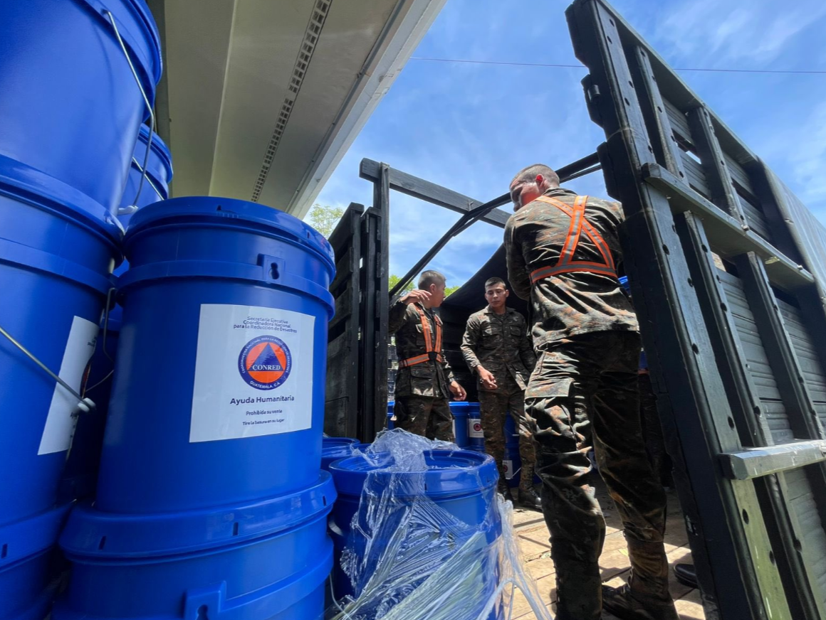 Ejército y Conred refuerzan ayuda humanitaria para afectados por sismos en Jutiapa