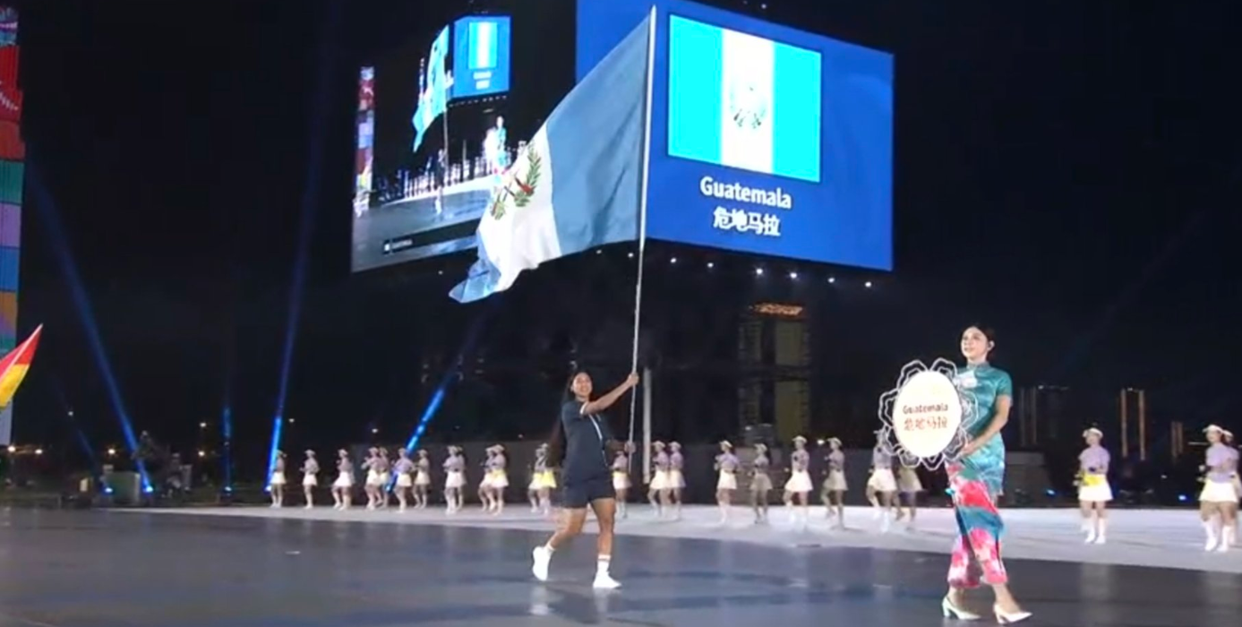 Guatemala se roba las miradas en la ceremonia inaugural de los Juegos Mundiales Chengdu 2025
