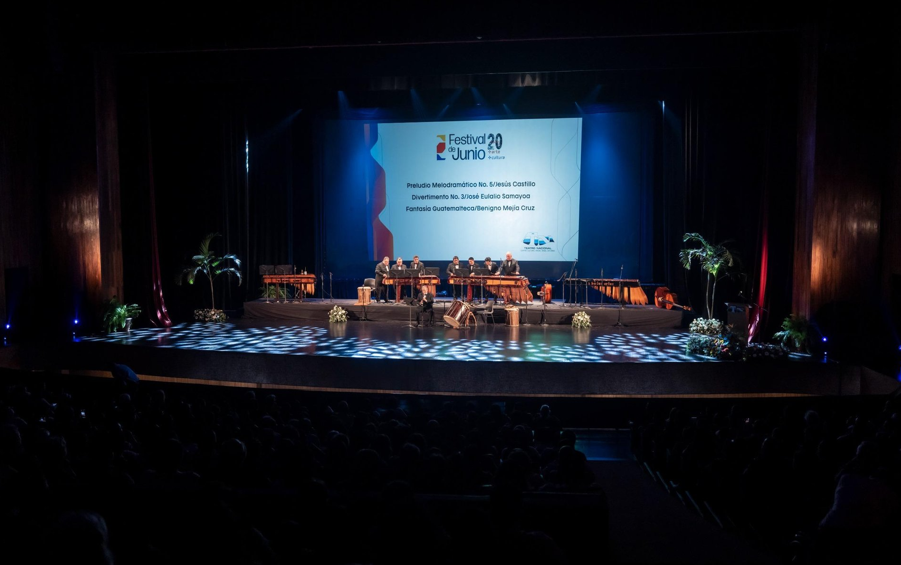 El Festival de Junio inició con un concierto inaugural en el Centro Cultural Miguel Ángel Asturias. (Foto: MCD)