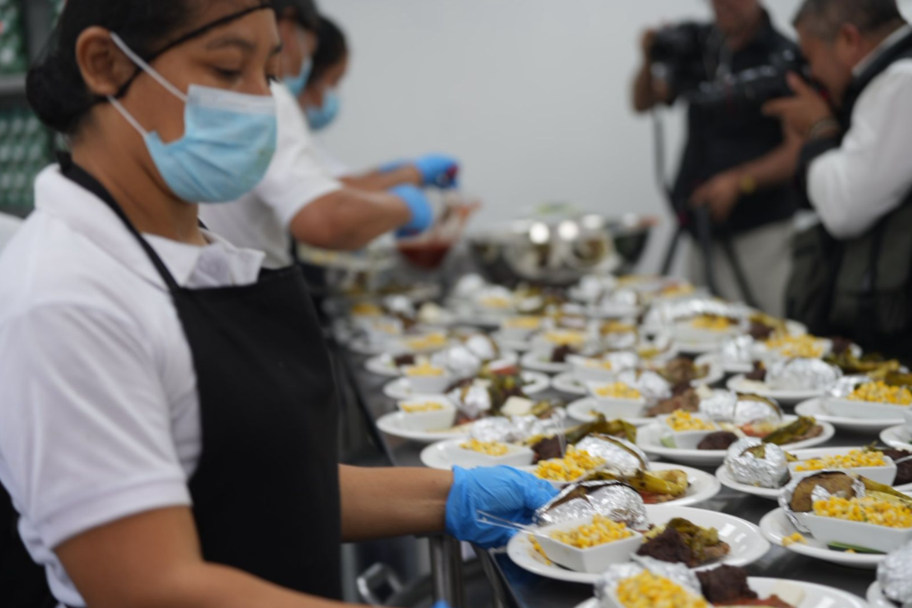 La inauguración del comedor forma parte de las acciones impulsadas por el Ministerio de Gobernación. / Foto: PNC