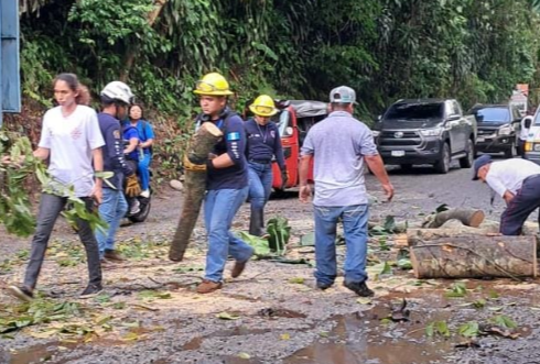 El Sistema Conred atiende emergencias por lluvias./Foto: Conred.