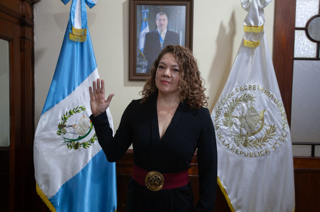 Claudia Valenzuela, viceministra de Política, Planificación y Evaluación del Mides. /Foto: Gobierno de Guatemala.