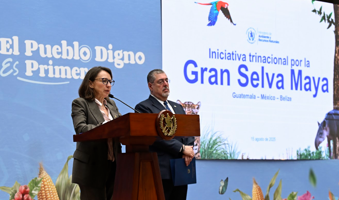 Ministra de Ambiente compartió los beneficios de preservación de la iniciativa por la Gran Selva Maya