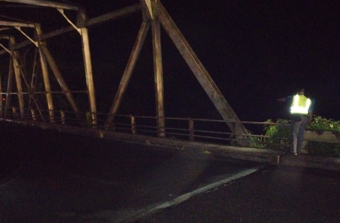 CIV informó que el transporte pesado y lluvias constantes aceleraron el proceso de deterioro del puente Mocá