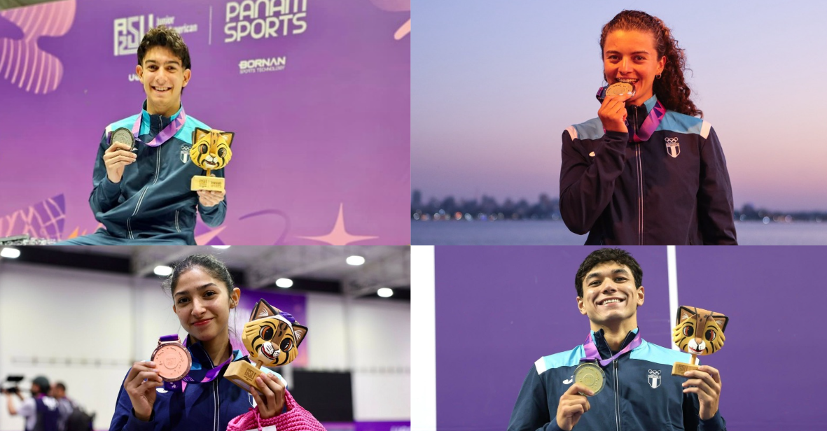 Guatemala rompe récord de medallas en los Juegos Panamericanos Junior Asunción 2025