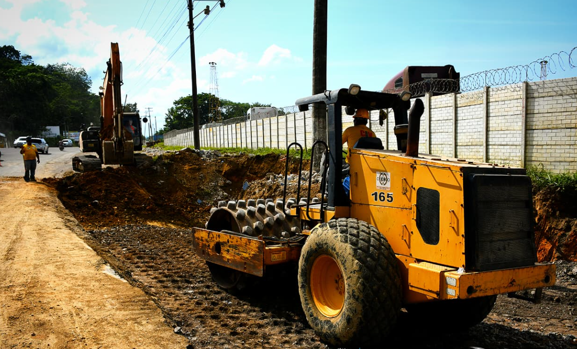Caminos avanza en la rehabilitación de la ruta CA-09 Norte./Foto: CIV.