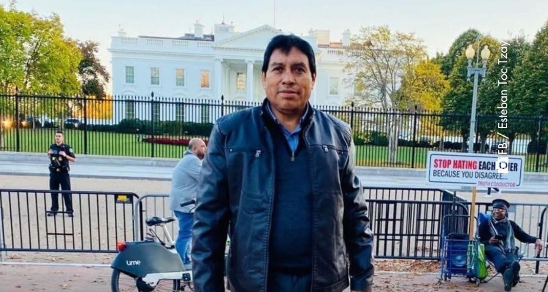 Autoridades detuvieron al líder indígena Esteban Toc Tzay, a quien el MP señala de terrorismo.
