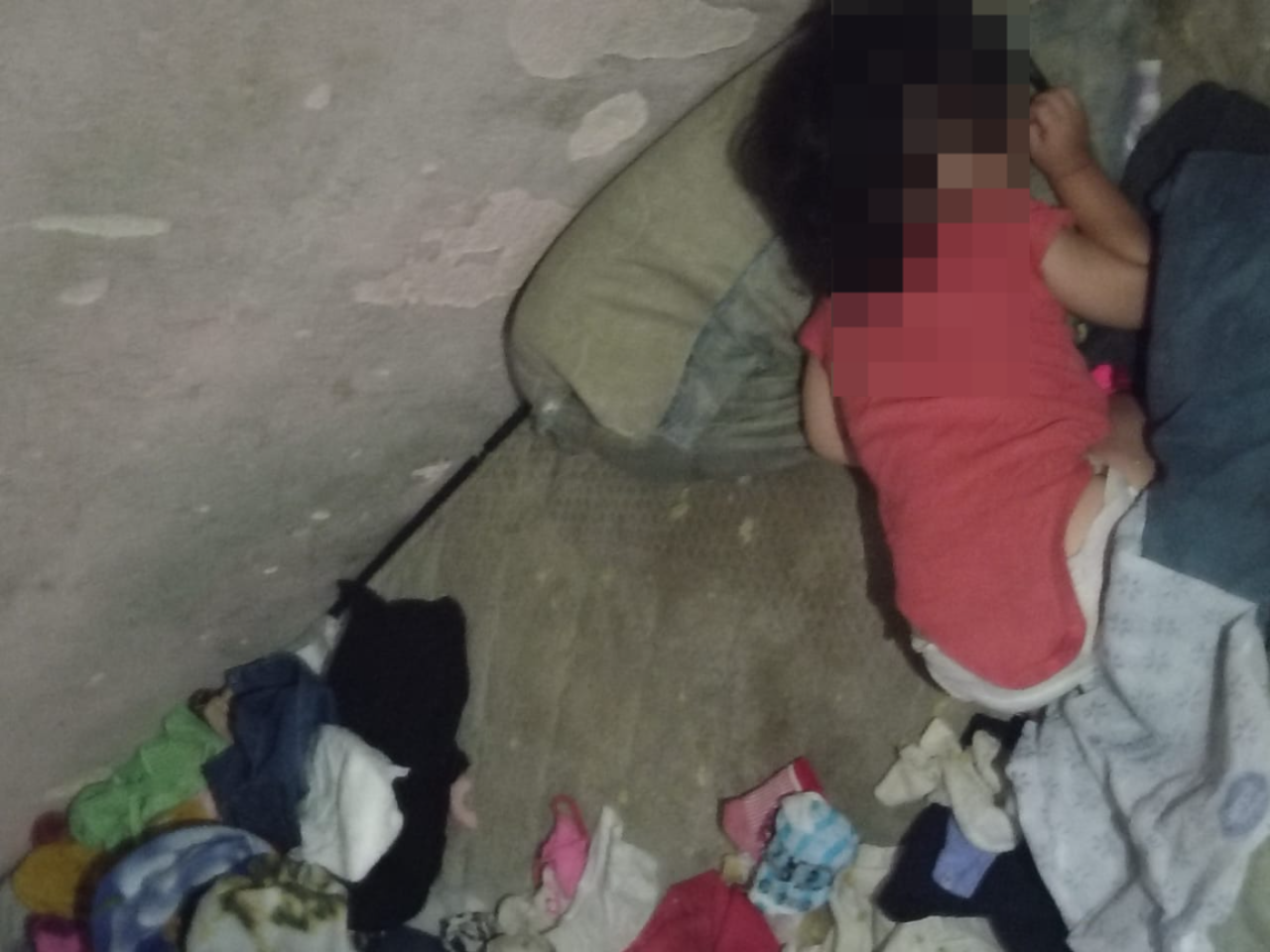 PGN rescata a dos niños en situación de abandono en el barrio El Gallito