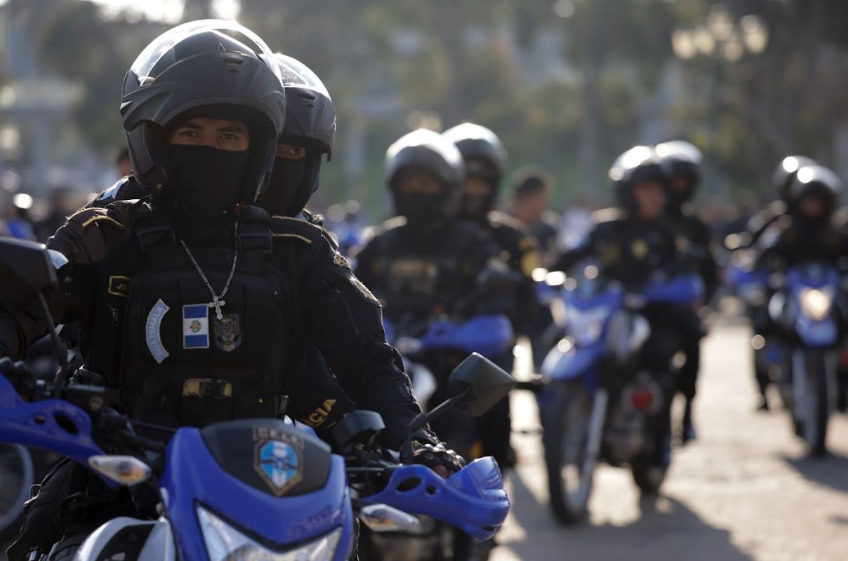 El donativo de motocicletas permitirá a la PNC fortalecer la lucha contra la delincuencia.